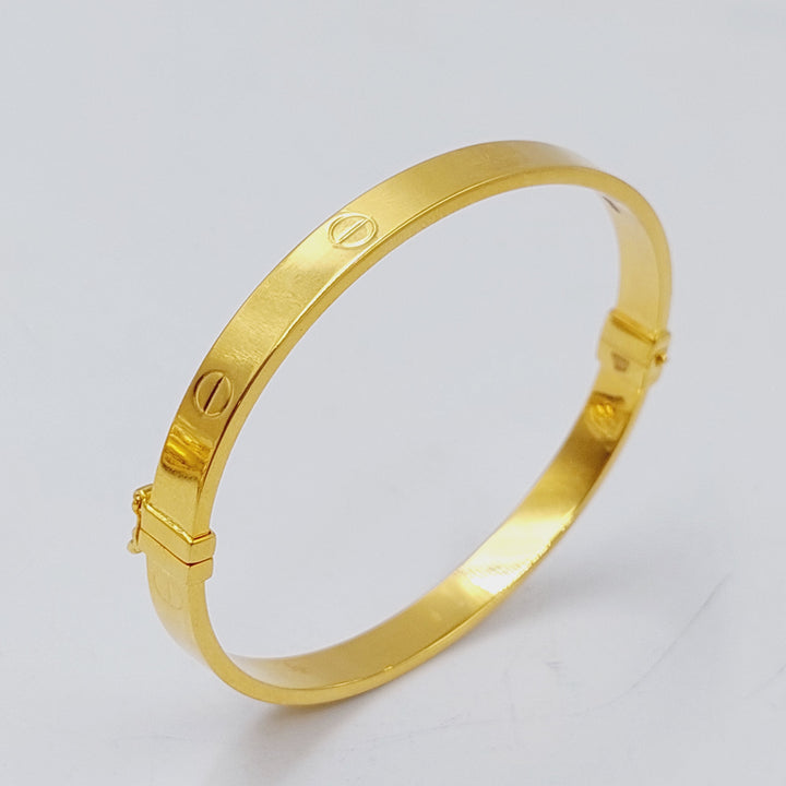 21K Gold Fancy Bracelet by Saeed Jewelry - Image 4