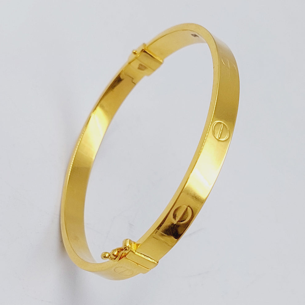 21K Gold Fancy Bracelet by Saeed Jewelry - Image 8