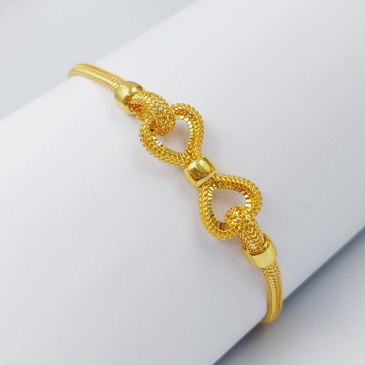 21K Gold Fancy Bracelet by Saeed Jewelry - Image 6