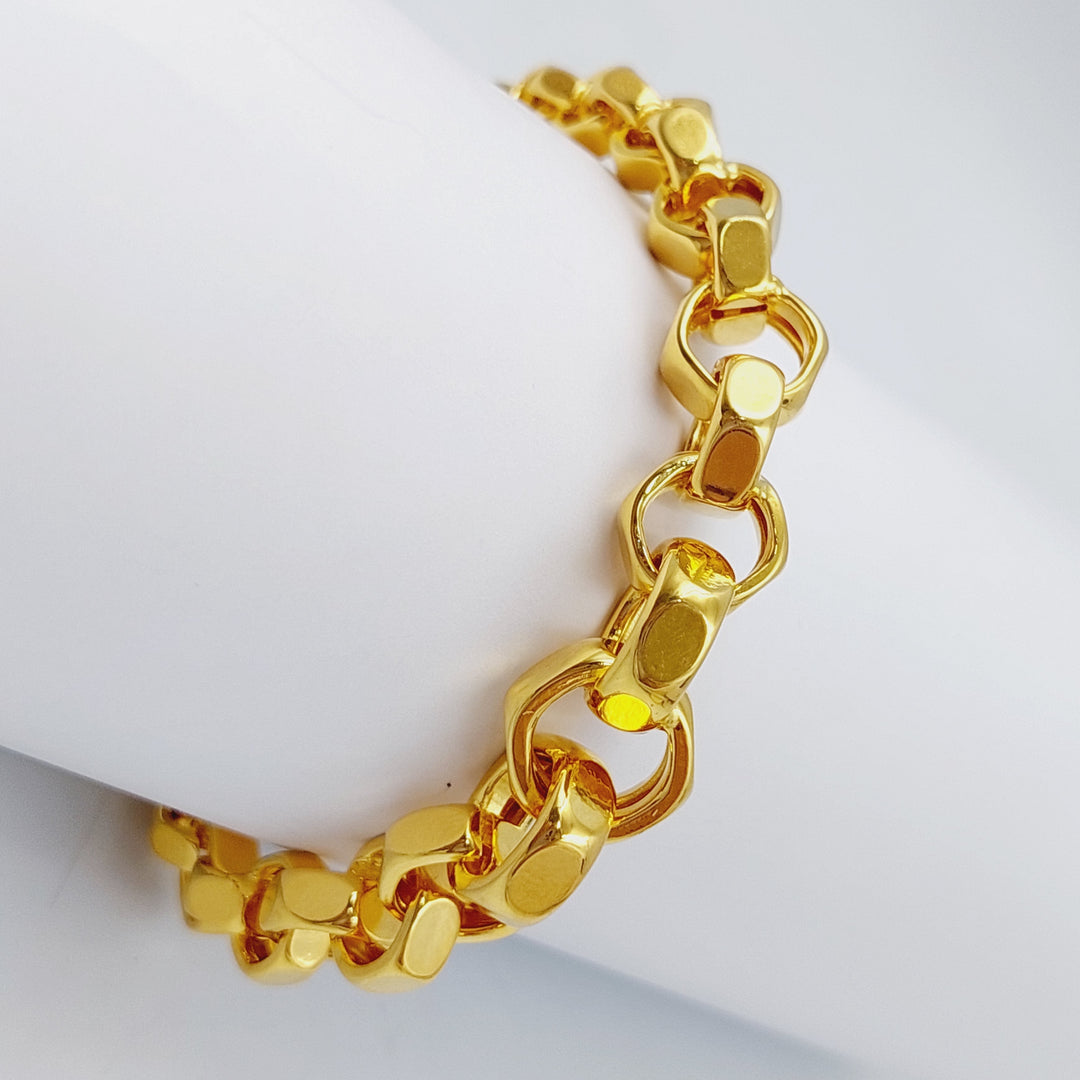 21K Gold Fancy Bracelet by Saeed Jewelry - Image 6