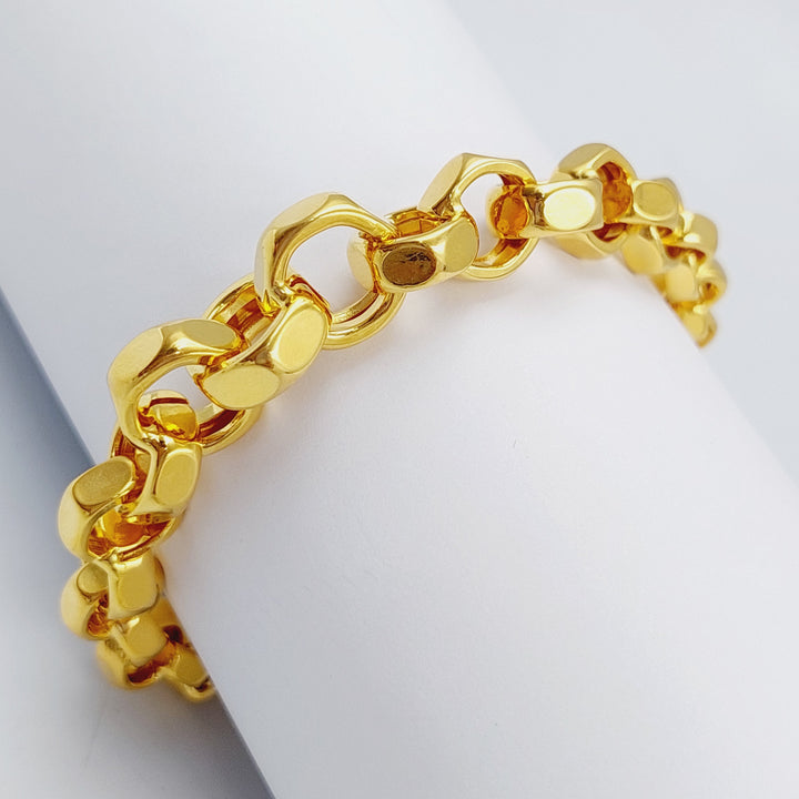 21K Gold Fancy Bracelet by Saeed Jewelry - Image 1