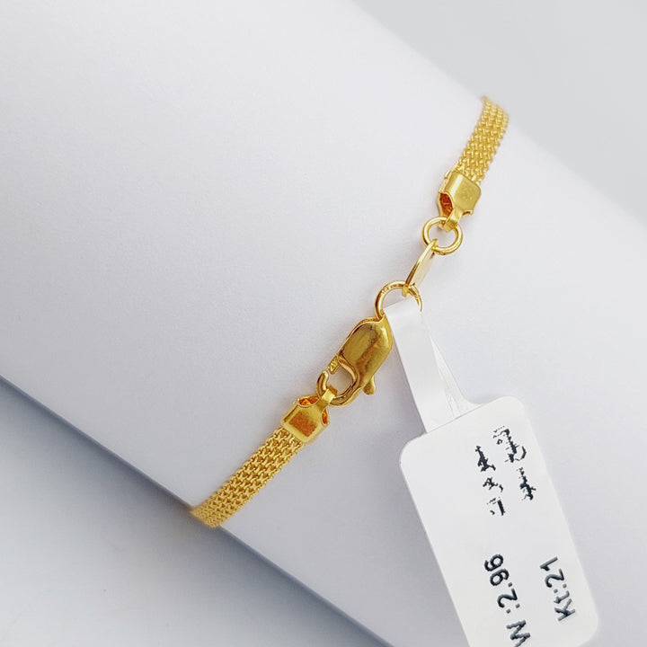 21K Gold Fancy Bracelet by Saeed Jewelry - Image 10