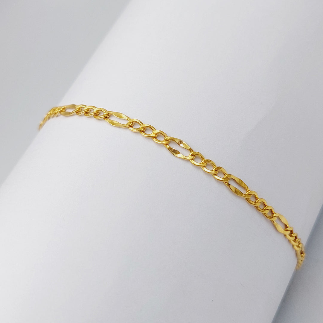 21K Gold Fancy Bracelet by Saeed Jewelry - Image 1