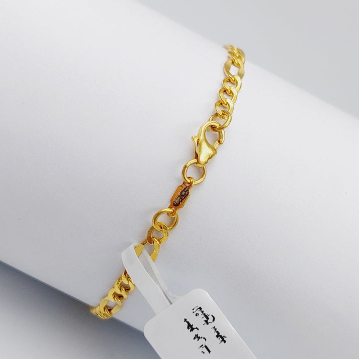 21K Gold Fancy Bracelet by Saeed Jewelry - Image 3