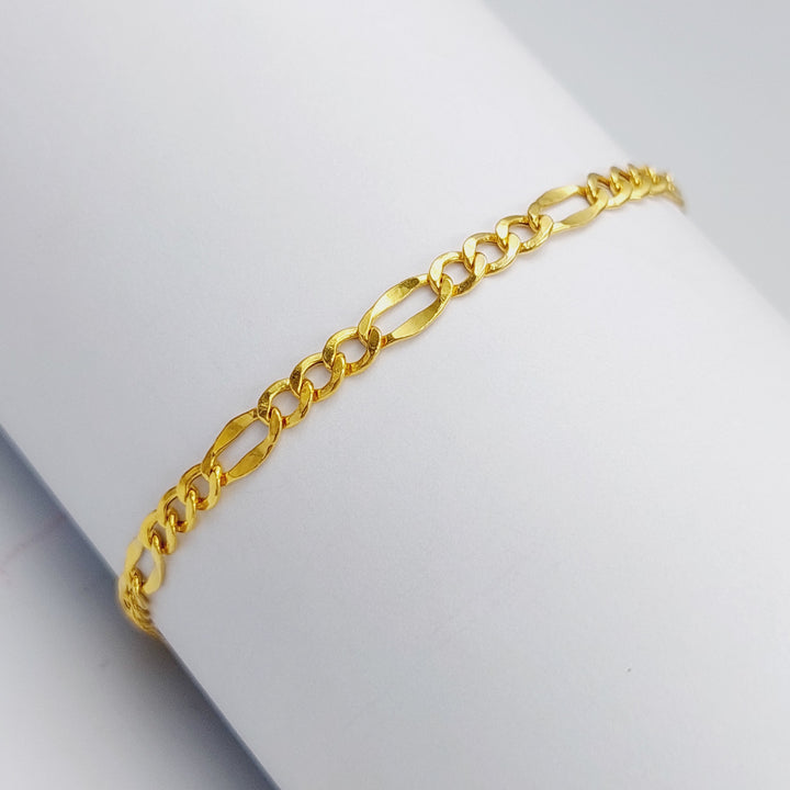 21K Gold Fancy Bracelet by Saeed Jewelry - Image 5