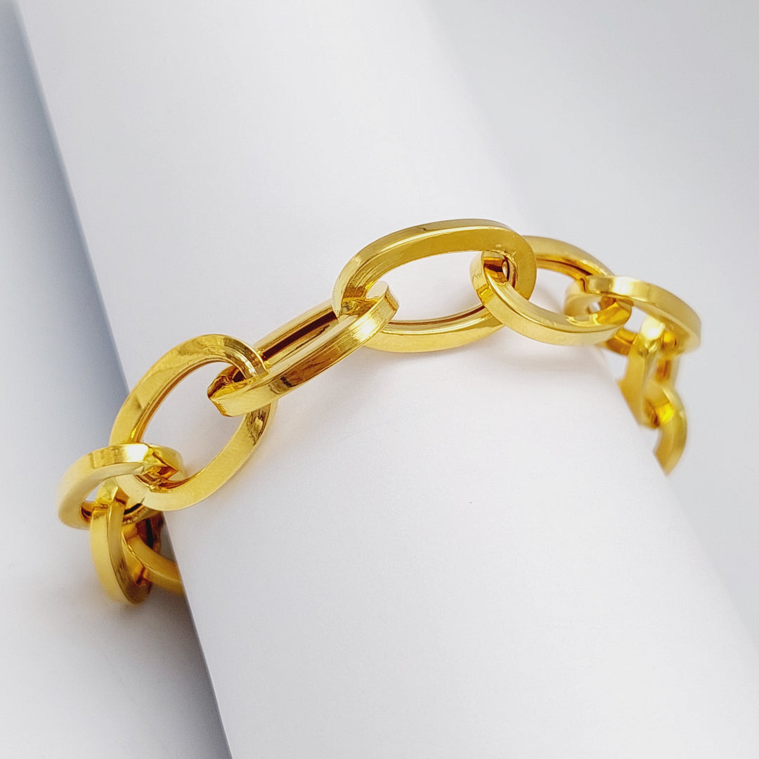 21K Gold Fancy Bracelet by Saeed Jewelry - Image 4