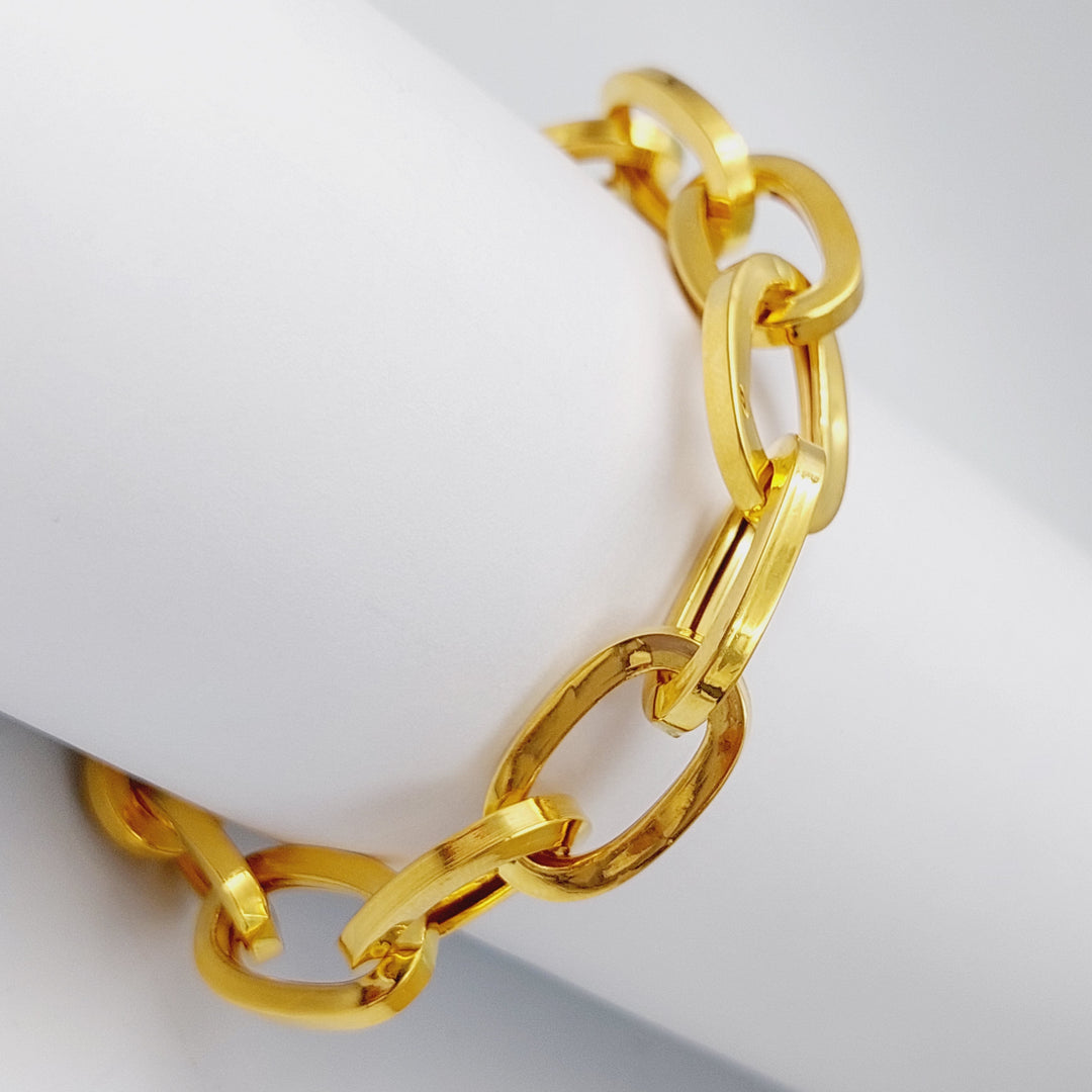 21K Gold Fancy Bracelet by Saeed Jewelry - Image 1