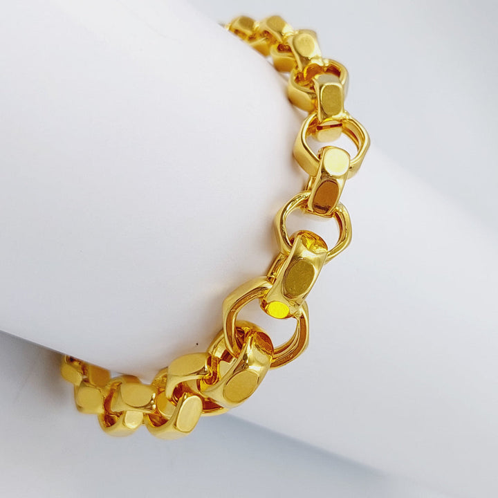 21K Gold Fancy Bracelet by Saeed Jewelry - Image 5