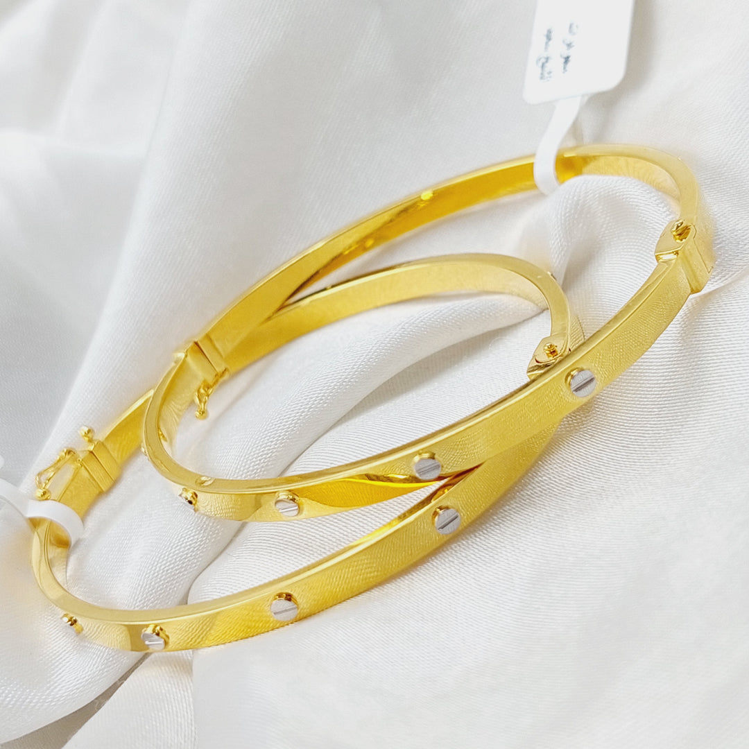 21K Gold Fancy Bracelet by Saeed Jewelry - Image 1