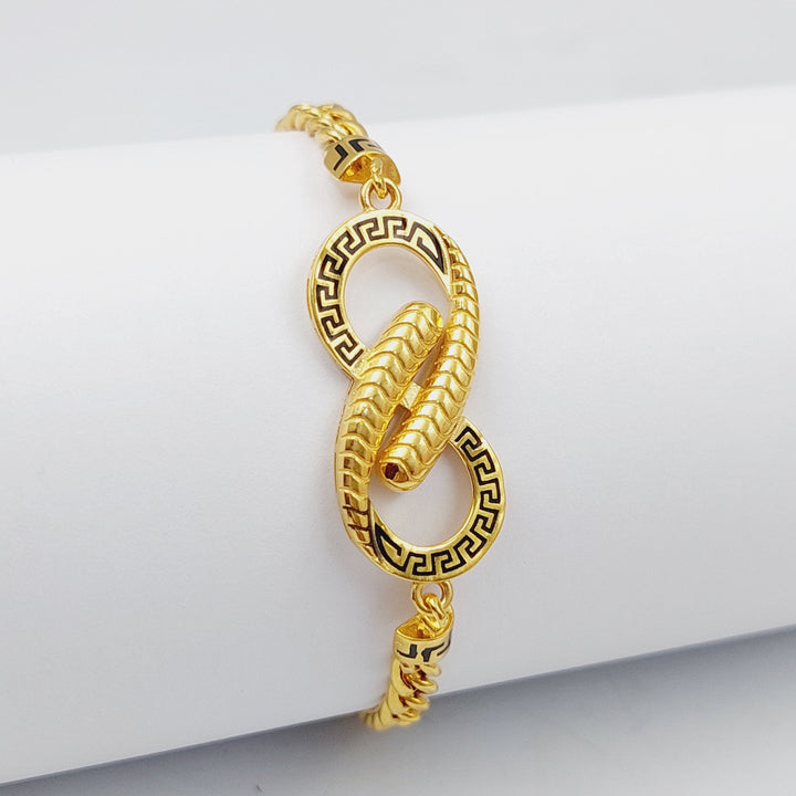 21K Gold Fancy Bracelet by Saeed Jewelry - Image 8