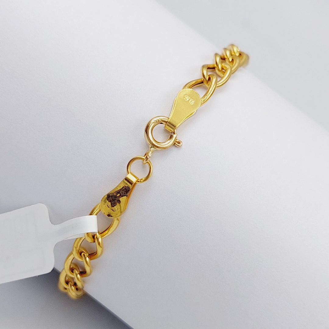 21K Gold Fancy Bracelet by Saeed Jewelry - Image 3