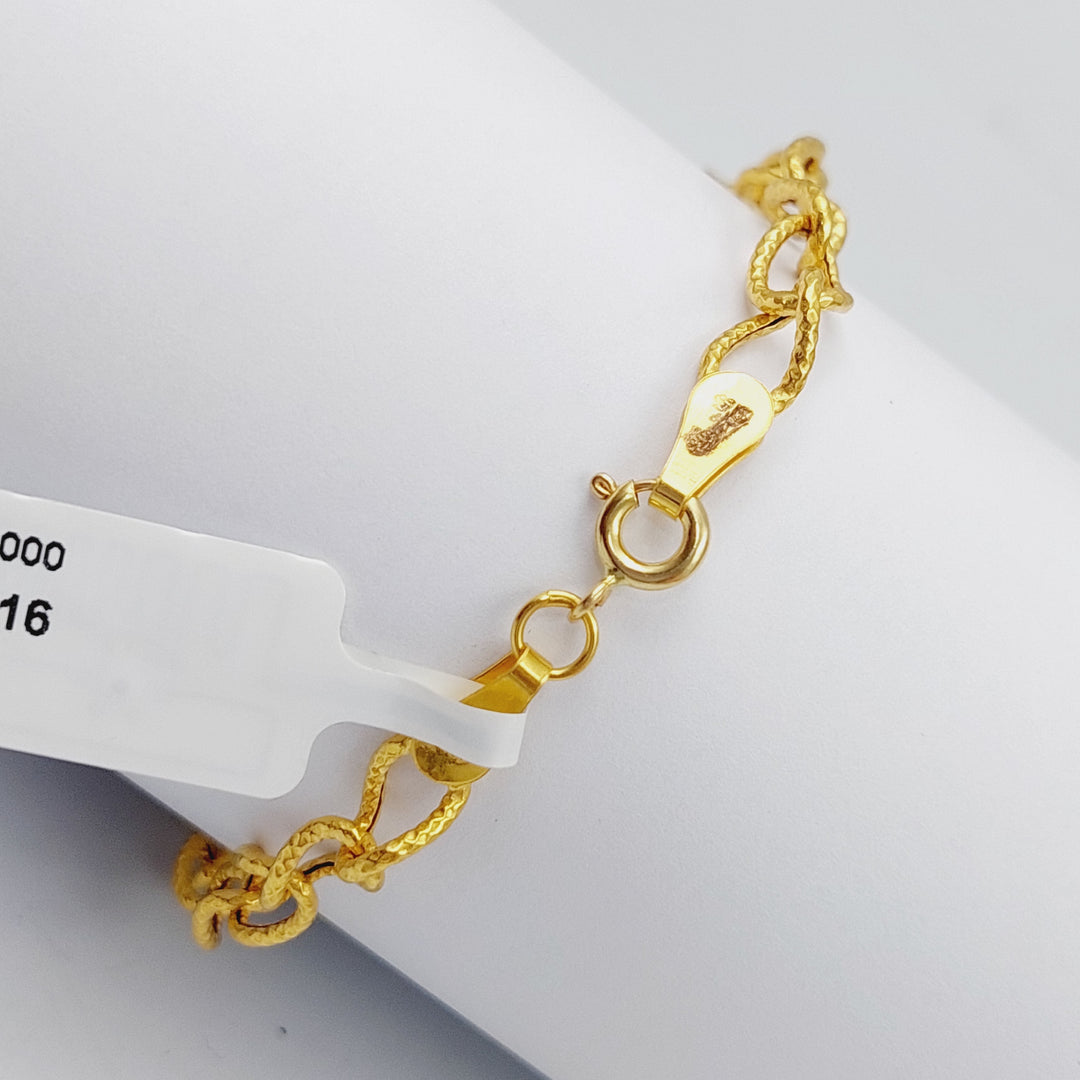 21K Gold Fancy Bracelet by Saeed Jewelry - Image 5