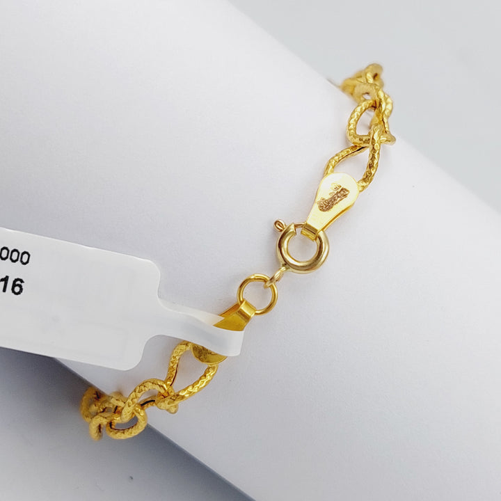 21K Gold Fancy Bracelet by Saeed Jewelry - Image 7