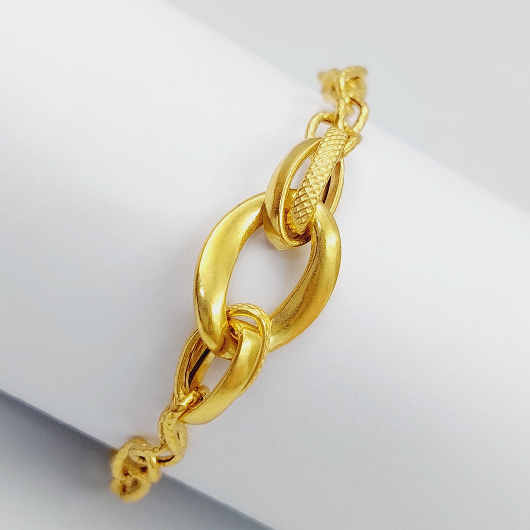 21K Gold Fancy Bracelet by Saeed Jewelry - Image 1