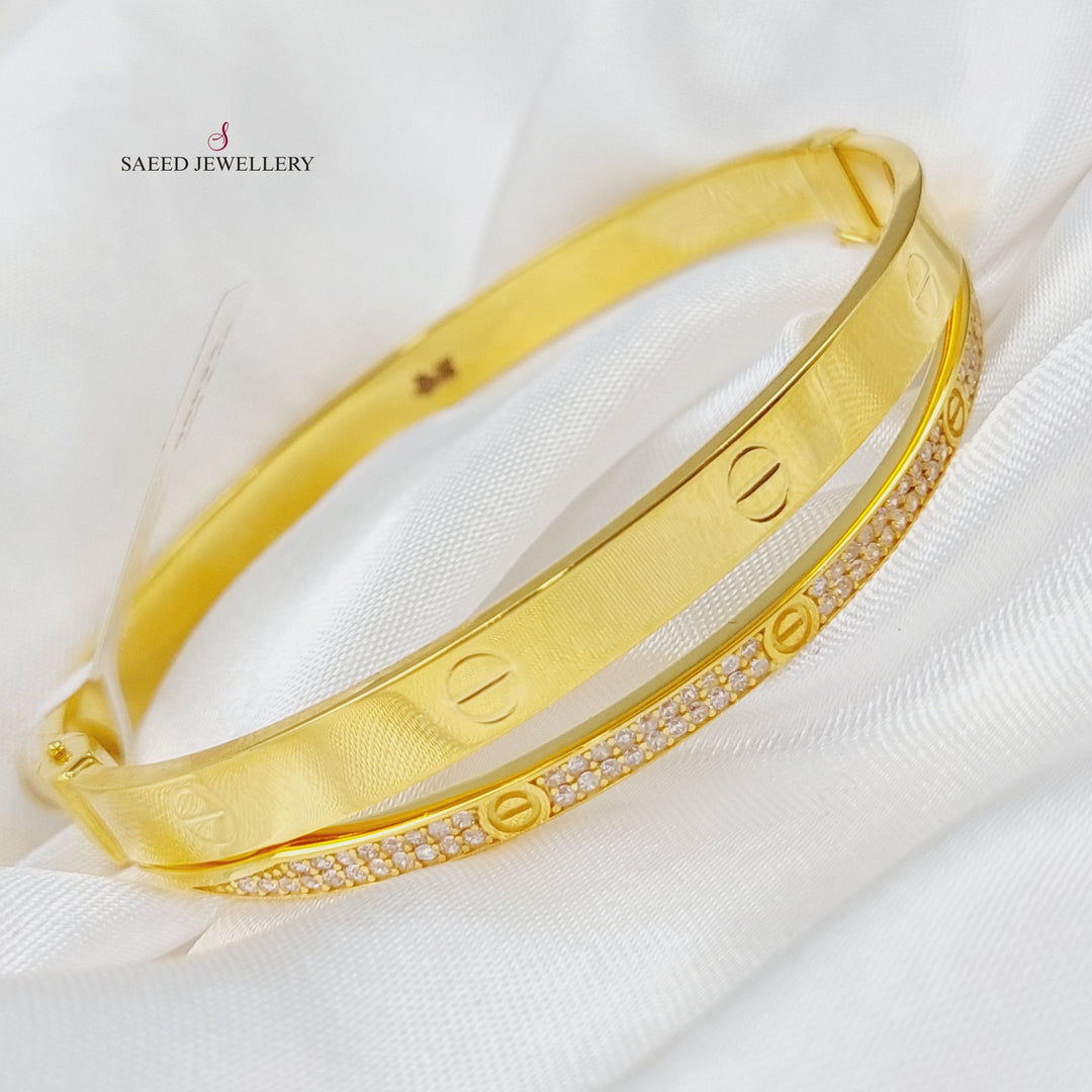 21K Gold Fancy Bracelet by Saeed Jewelry - Image 1