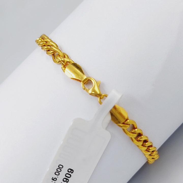 21K Gold Fancy Bracelet by Saeed Jewelry - Image 3