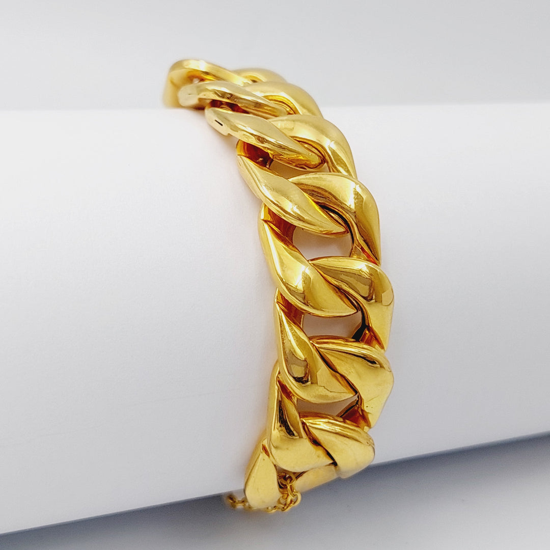 21K Gold Fancy Bracelet by Saeed Jewelry - Image 4