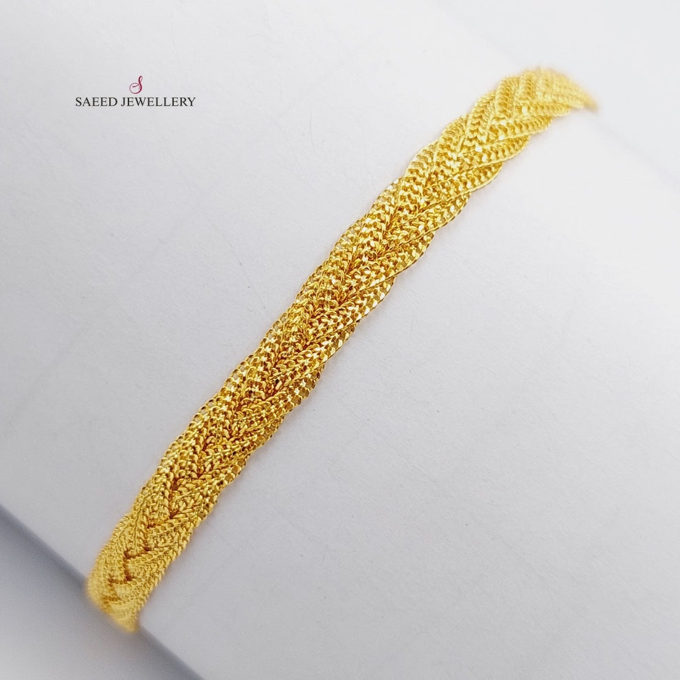 21K Gold Fancy Bracelet by Saeed Jewelry - Image 11