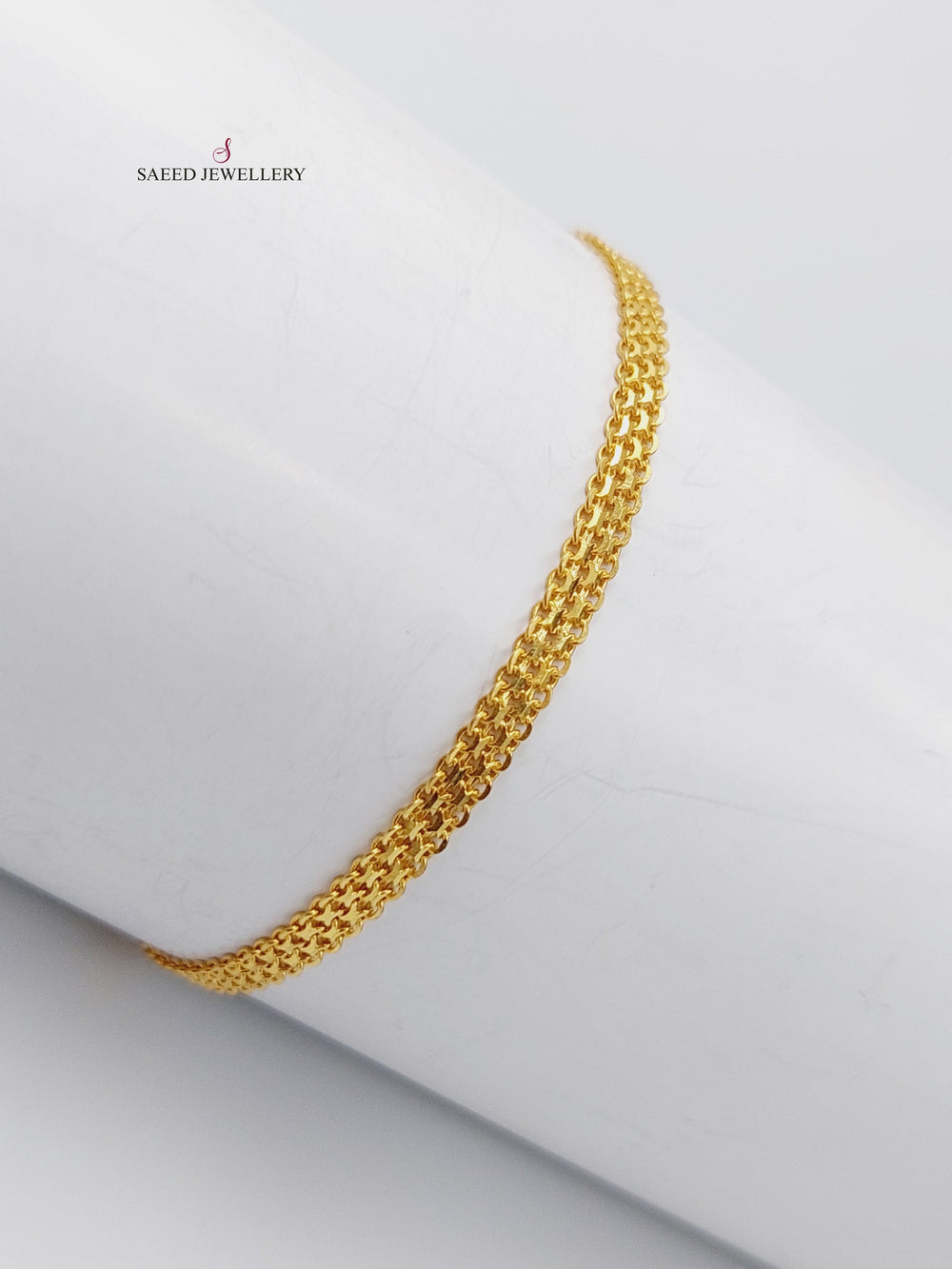 21K Gold Fancy Bracelet by Saeed Jewelry - Image 2