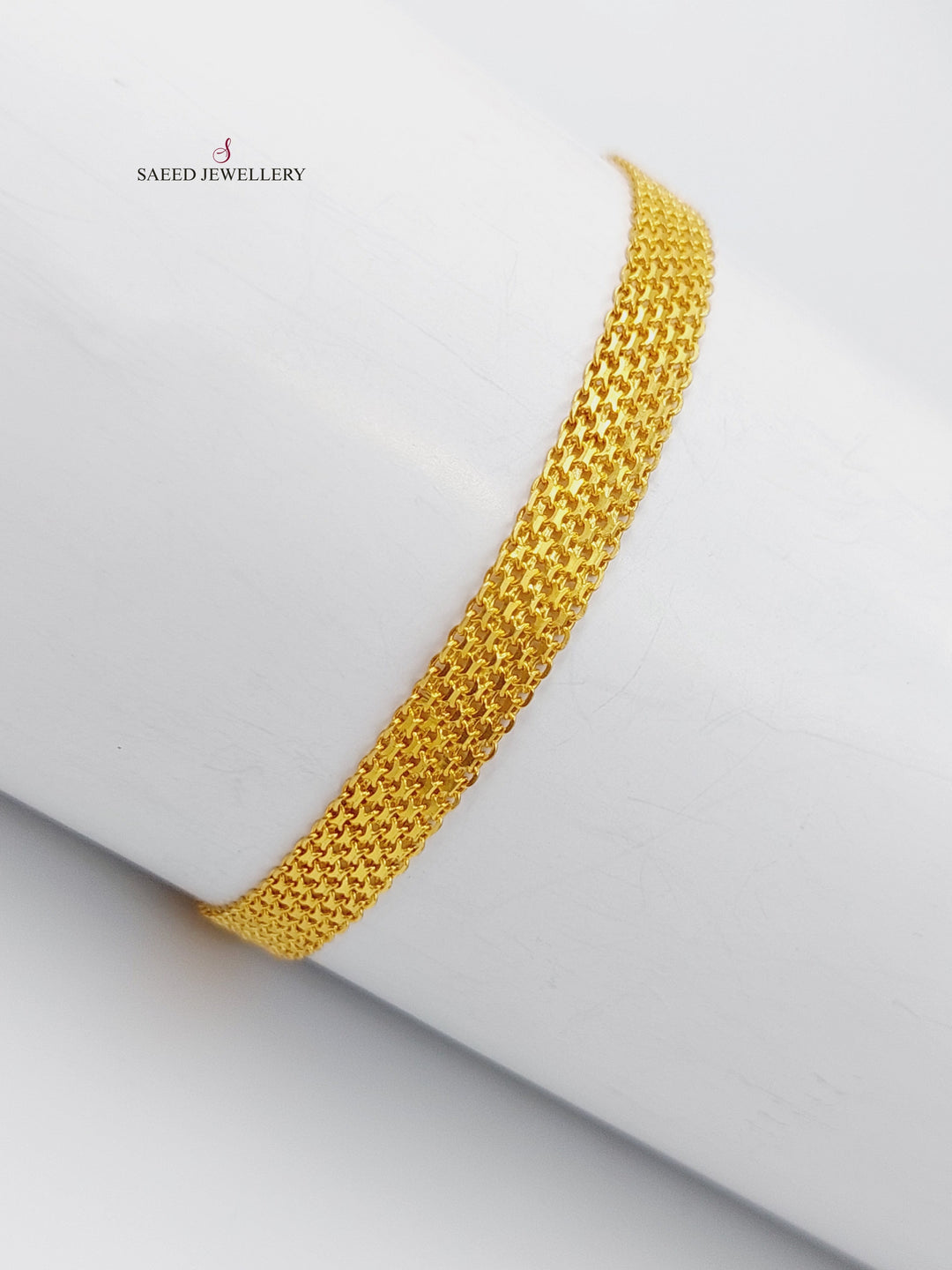 21K Gold Fancy Bracelet by Saeed Jewelry - Image 2