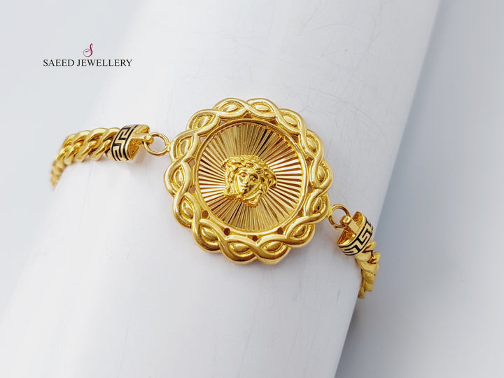 21K Gold Fancy Bracelet by Saeed Jewelry - Image 4