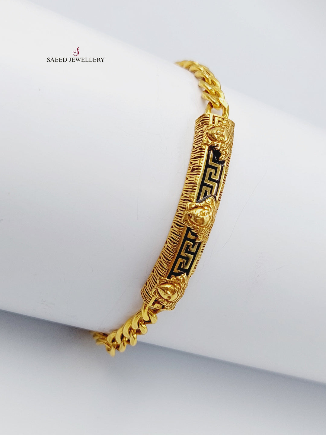 21K Gold Fancy Bracelet by Saeed Jewelry - Image 3