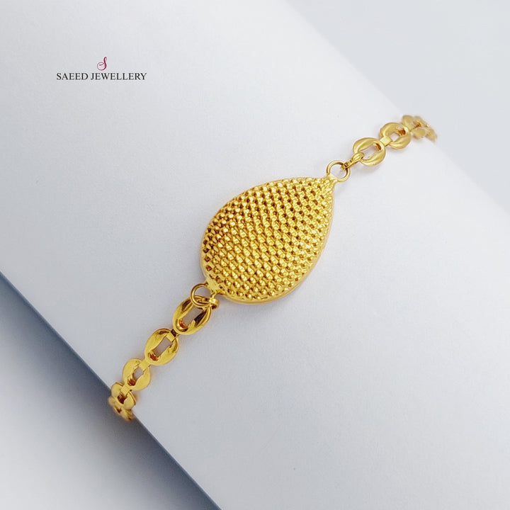 21K Gold Fancy Bracelet by Saeed Jewelry - Image 1