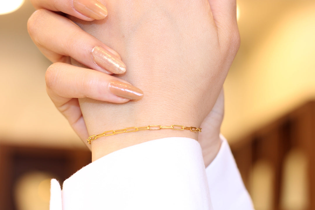 21K Gold Fancy Bracelet by Saeed Jewelry - Image 3