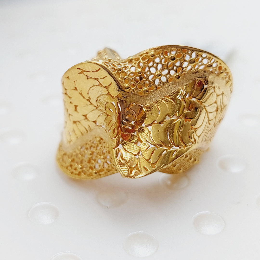 21K Gold Fancy Butterfly Ring by Saeed Jewelry - Image 3