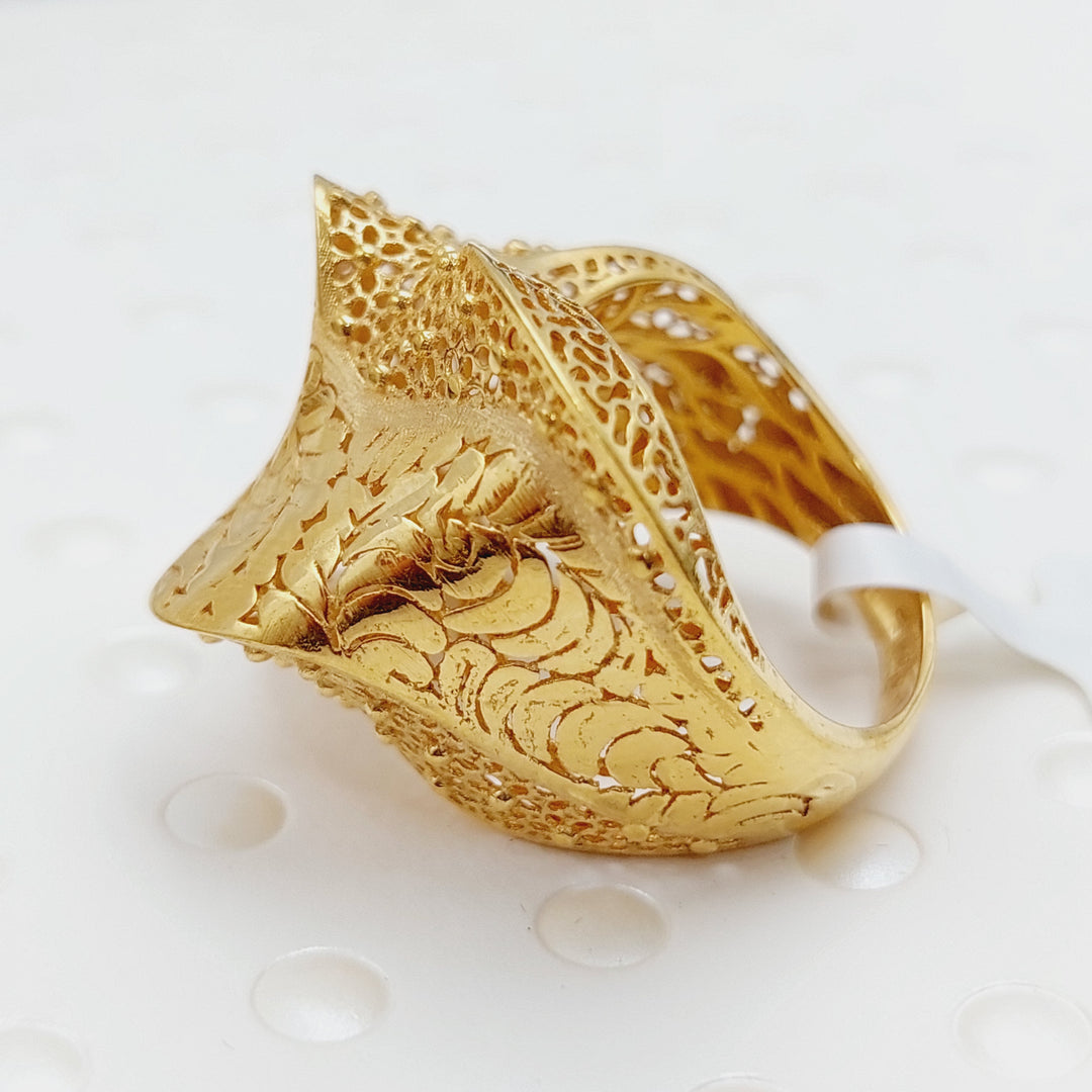 21K Gold Fancy Butterfly Ring by Saeed Jewelry - Image 4