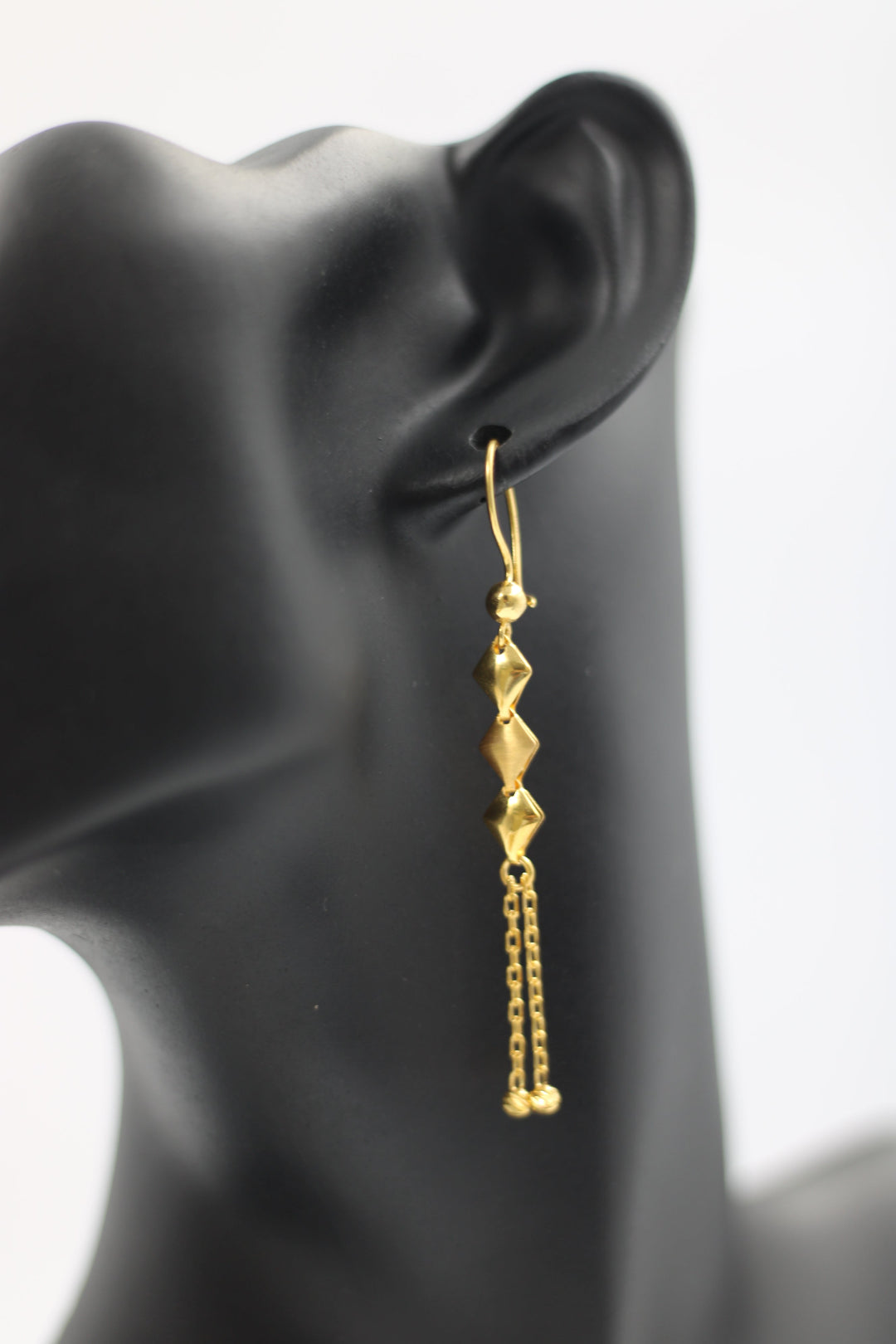 21K Gold Fancy Earrings by Saeed Jewelry - Image 10