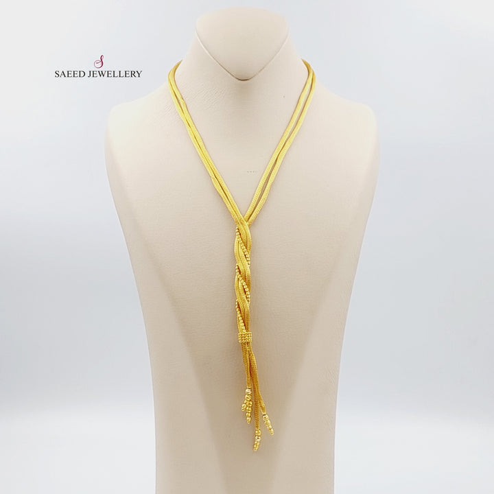 21K Gold Fancy Necklace by Saeed Jewelry - Image 1