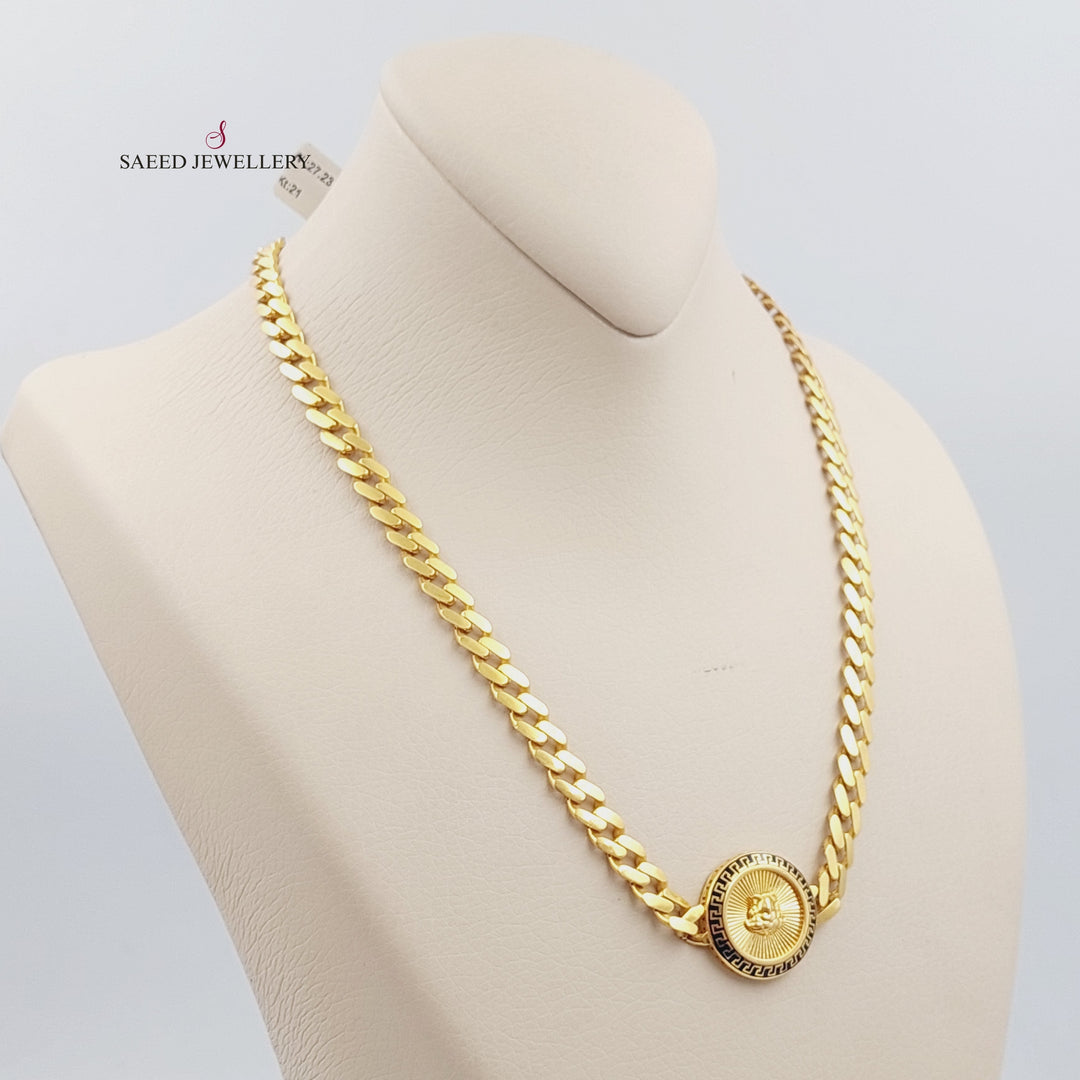 21K Gold Fancy Necklace by Saeed Jewelry - Image 1