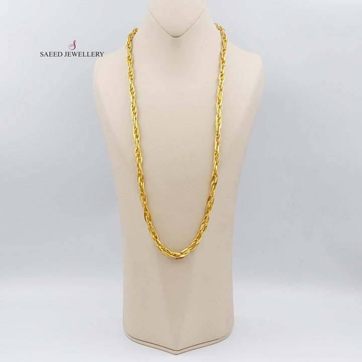 21K Gold Fancy Necklace by Saeed Jewelry - Image 1