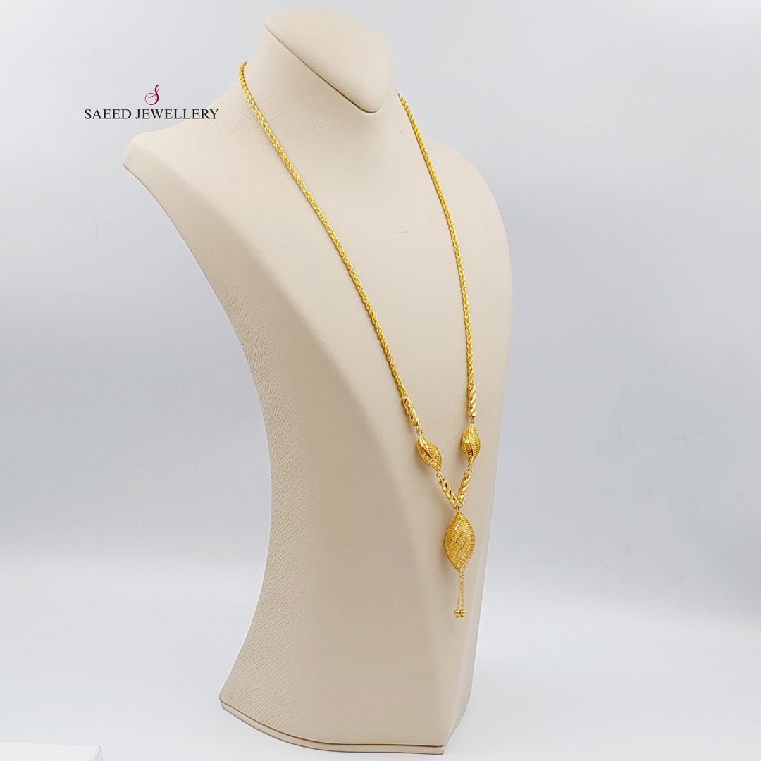 21K Gold Fancy Necklace by Saeed Jewelry - Image 1