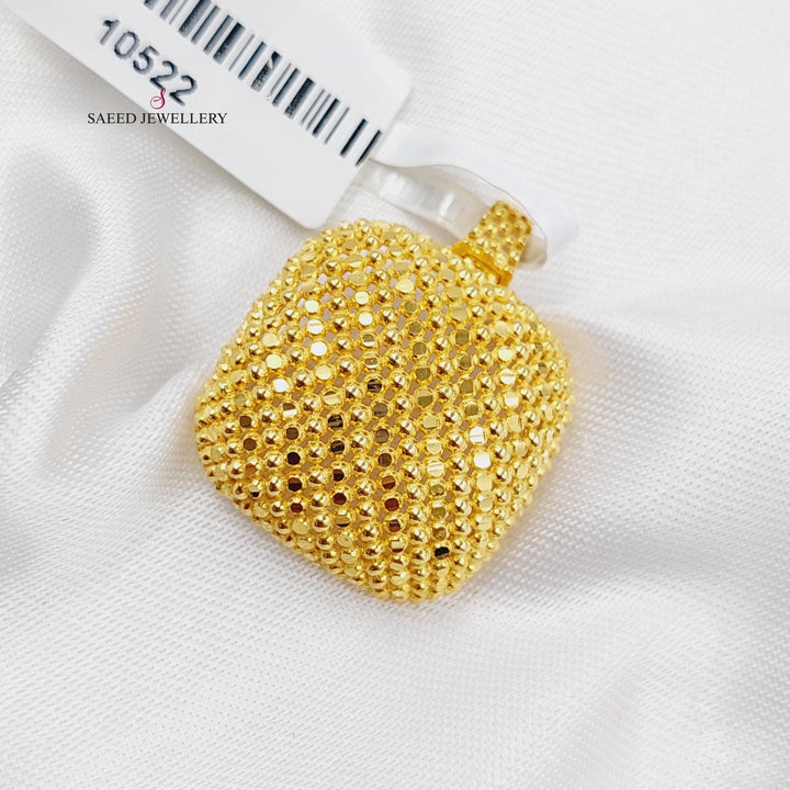 21K Gold Fancy Pendant by Saeed Jewelry - Image 1