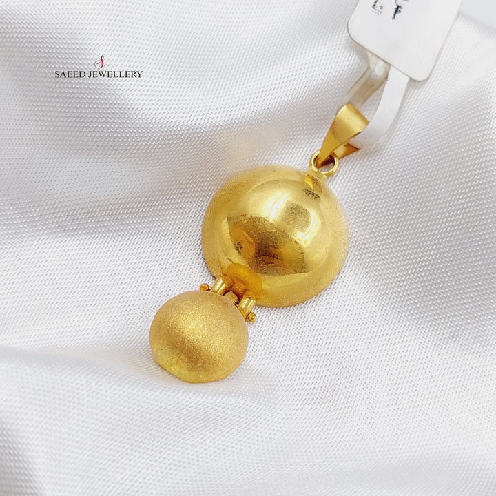 21K Gold Fancy Pendant by Saeed Jewelry - Image 3