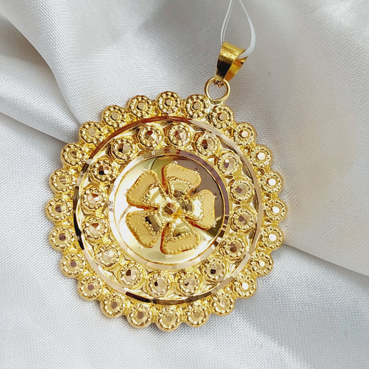 21K Gold Fancy Pendant by Saeed Jewelry - Image 4