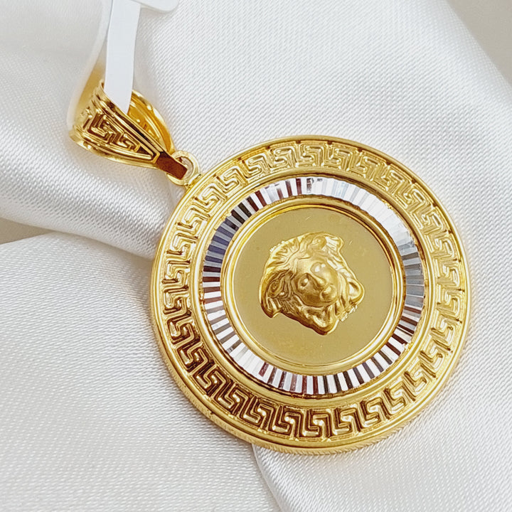 21K Gold Fancy Pendant by Saeed Jewelry - Image 1