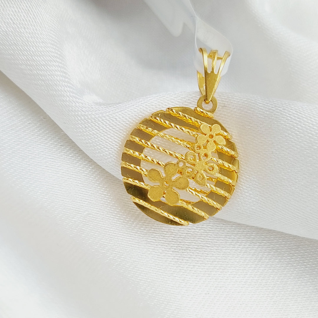 21K Gold Fancy Pendant by Saeed Jewelry - Image 5