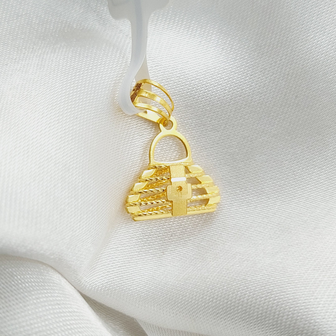 21K Gold Fancy Pendant by Saeed Jewelry - Image 5