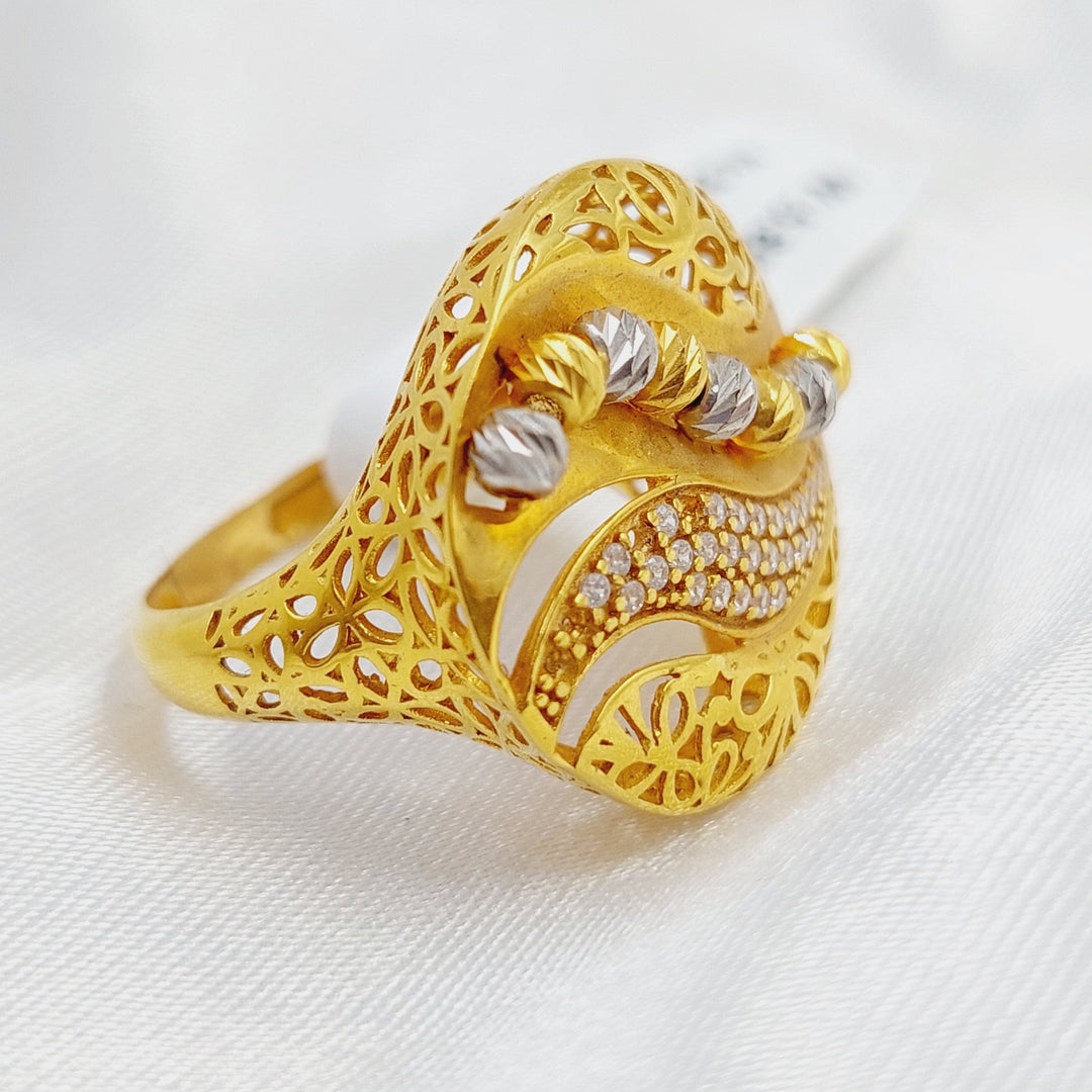 21K Gold Fancy Ring by Saeed Jewelry - Image 1