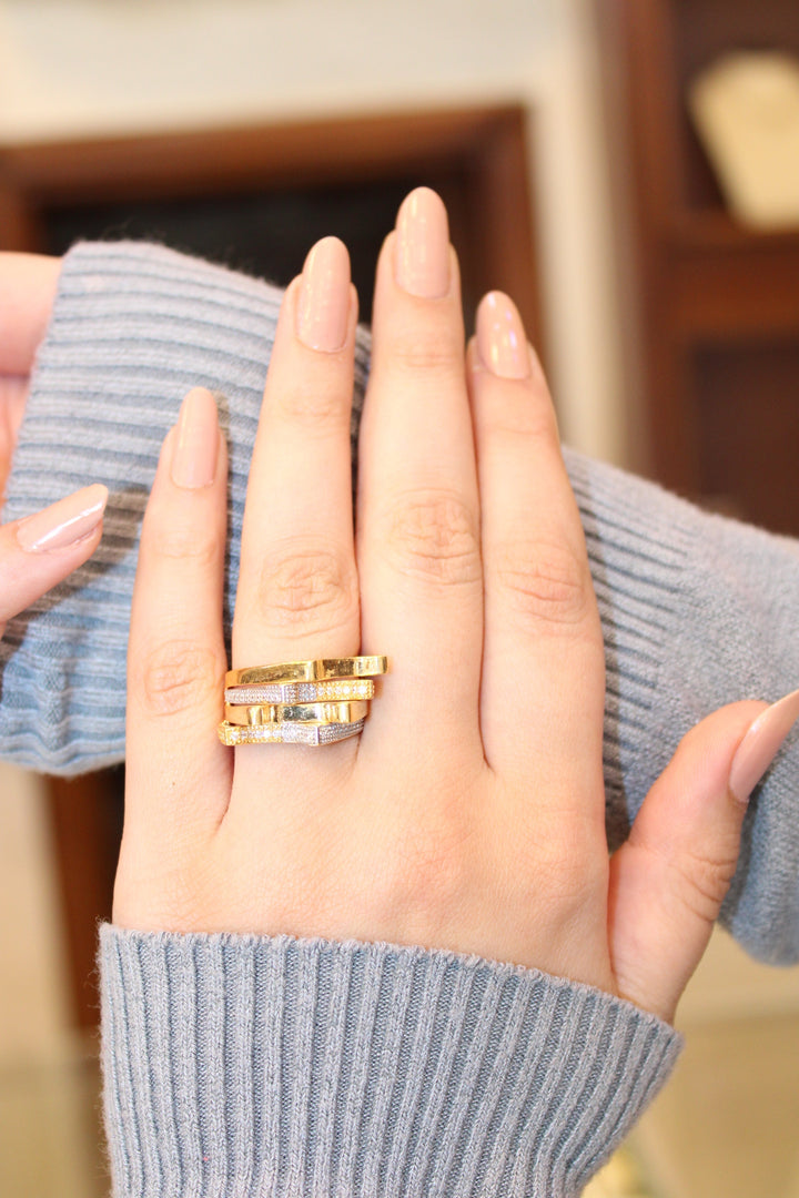 21K Gold Fancy Ring by Saeed Jewelry - Image 3