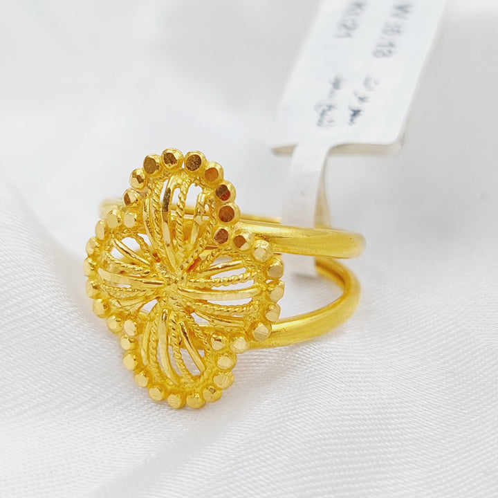 21K Gold Fancy Ring by Saeed Jewelry - Image 3