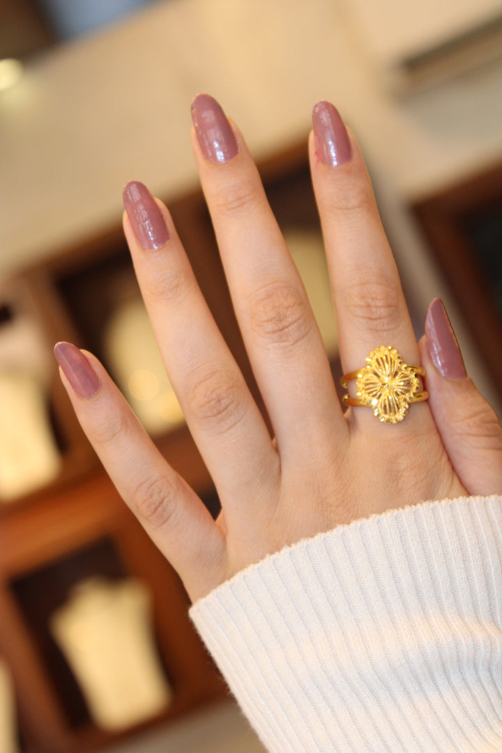 21K Gold Fancy Ring by Saeed Jewelry - Image 4