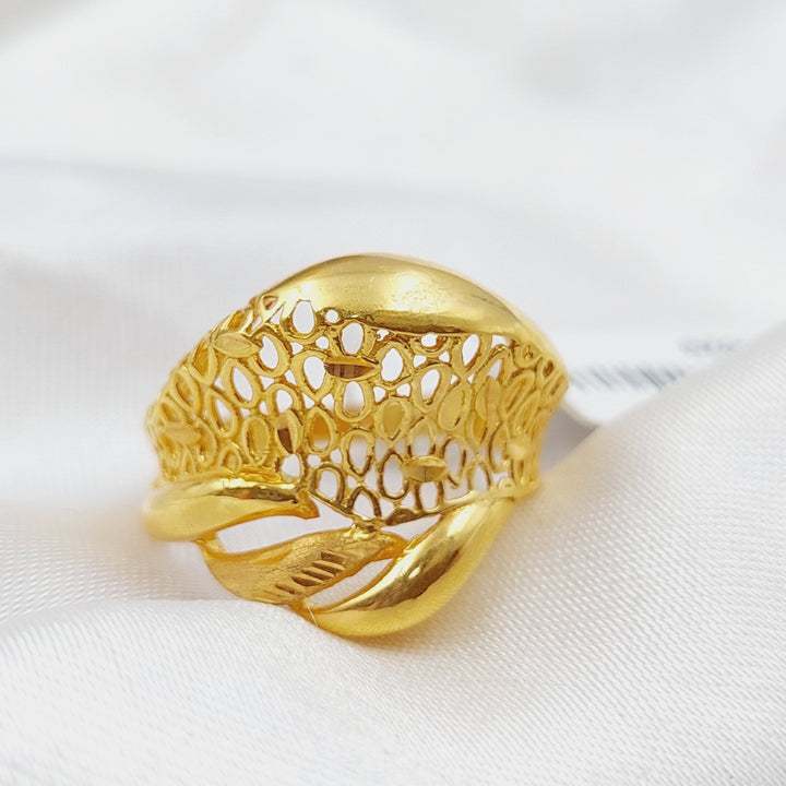 21K Gold Fancy Ring by Saeed Jewelry - Image 3