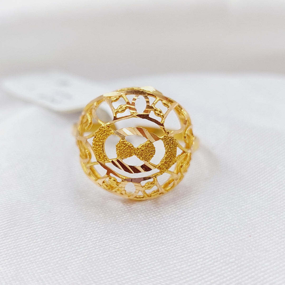 21K Gold Fancy Ring by Saeed Jewelry - Image 4