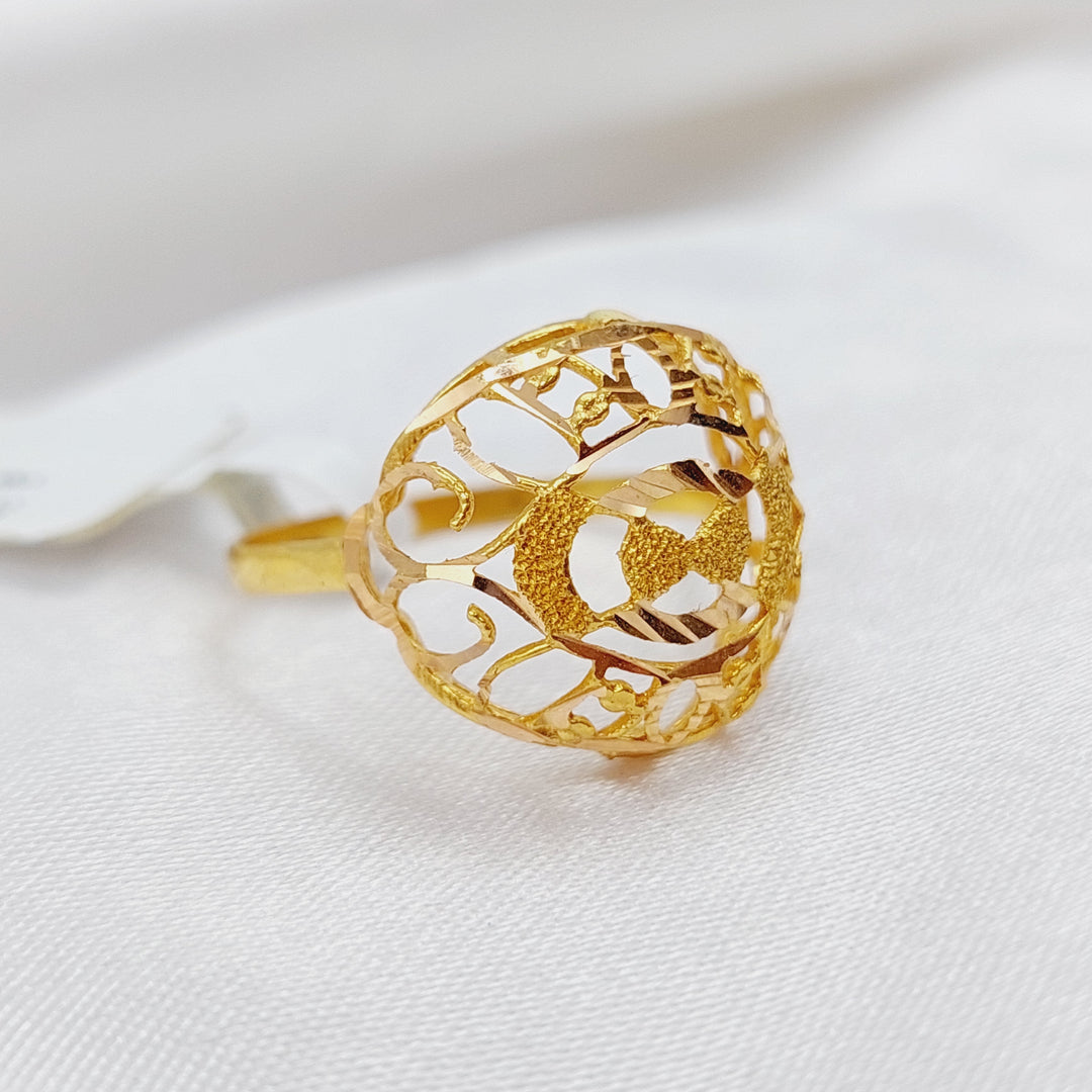 21K Gold Fancy Ring by Saeed Jewelry - Image 1