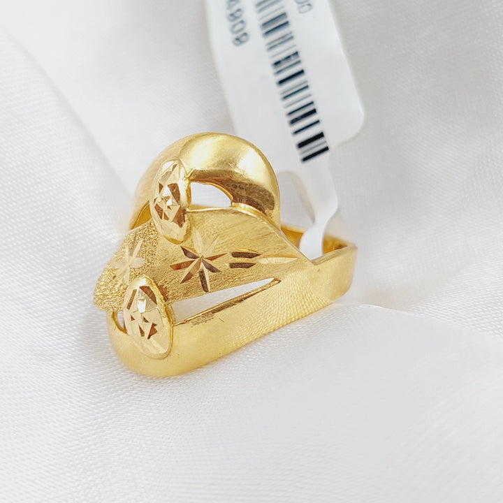 21K Gold Fancy Ring by Saeed Jewelry - Image 5