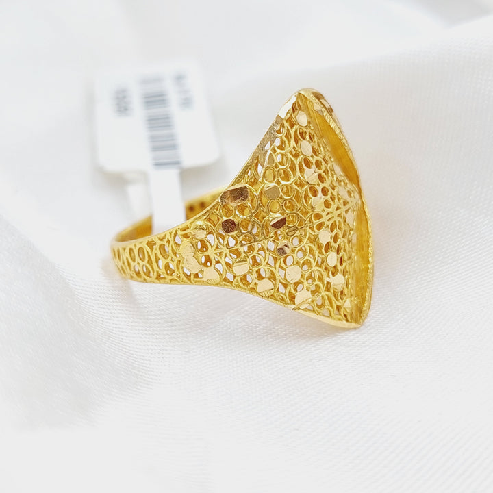 21K Gold Fancy Ring by Saeed Jewelry - Image 3